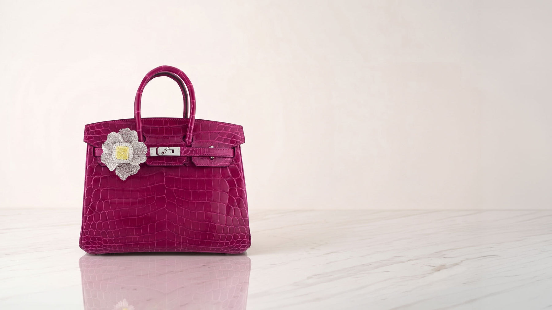 Gilded Bloom on a bag