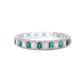 Imperial Green Emerald Diamond Bangle by Ashna Mehta