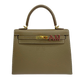 Alphabet Customized Bag Bijoux with Natural Ruby