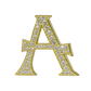 Alphabet 'A' Bag Bijoux with Natural Diamonds