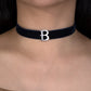 Alphabet 'B' Bag Bijoux Plain 18K White Gold