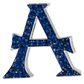 Alphabet Customized Bag Bijoux with Blue Sapphire