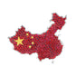 China Flag  Bag Bijoux