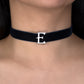 Alphabet 'E' Bag Bijoux Plain 18K White Gold