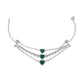 Heart of Eternity Emerald Choker by Ashna Mehta
