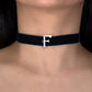 Alphabet 'F' Bag Bijoux Plain 18K White Gold