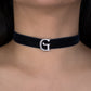 Alphabet 'G' Bag Bijoux Plain 18K White Gold