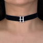 Alphabet 'H' Bag Bijoux Plain 18K White Gold