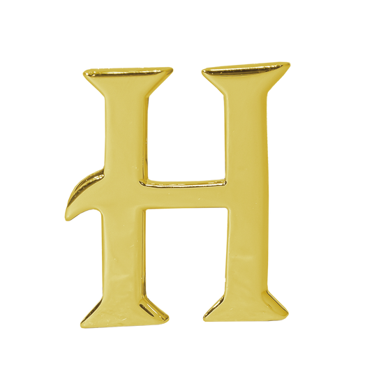 Alphabet 'H' Bag Bijoux Plain 18K Yellow Gold