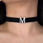 Alphabet 'M' Bag Bijoux Plain 18K White Gold