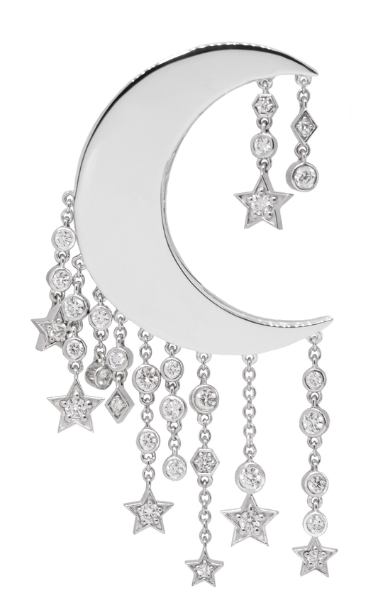 Plain Crescent Moon Bag Bijoux