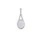 Tennis Racket Pendant