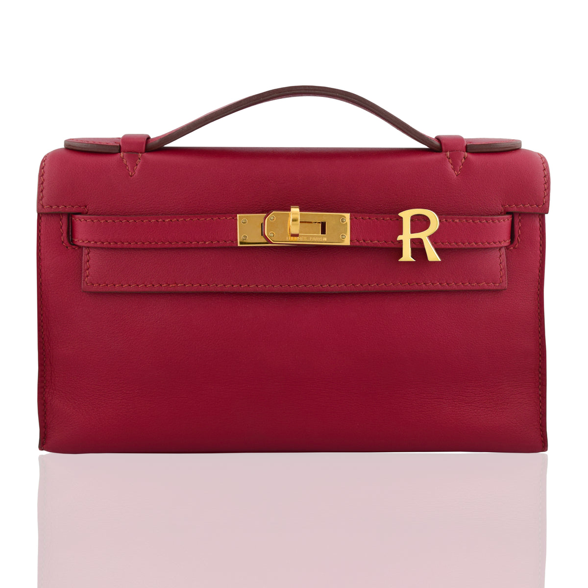 Bag Red R Logo Alphabet 'R' Bag Bijoux Plain 18K Yellow Gold – Ashna Mehta