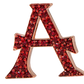 Alphabet Customized Bag Bijoux with Natural Ruby
