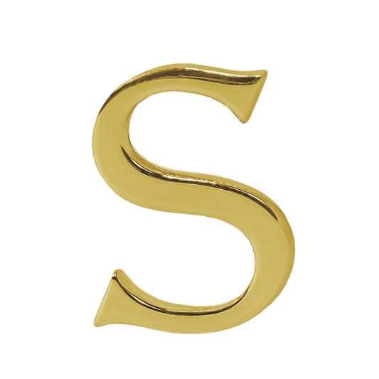 Alphabet 'S' Bag Bijoux Plain 18K Yellow Gold