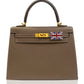 Brown handbag with a gold clasp and Union Jack flag on a white background, collection-preview