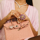Pink Sapphire Daisy Flower Customized Bag Bijoux