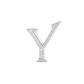 Alphabet 'Y' Bag Bijoux with Natural Diamonds