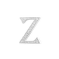 Alphabet 'Z' Bag Bijoux with Natural Diamonds