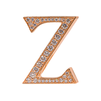 Alphabet 'Z' Bag Bijoux with Natural Diamonds