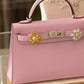 Yellow Sapphire Daisy Flower Customized Bag Bijoux