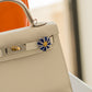 Blue Sapphire Daisy Flower Customized Bag Bijoux