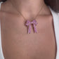 Bow Rose Gold Customized Bag Bijoux