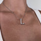 Alphabet 'L' Bag Bijoux with Natural Diamonds