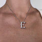 Alphabet 'E' Bag Bijoux with Natural Diamonds